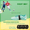 Kunoli Laces Fixing Strap, 6 Pieces Fixing Strap for Football