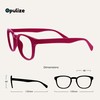 OPULIZE-Paquete de 3 gafas de lectura Pop Retro Round Smooth