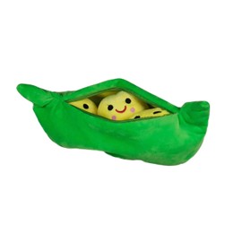 Aliki Green Peas in the Pod Cuddly Toy - Soft Toy Plush Toy