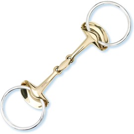 Stübben 2262 Golden Wings Snaffle Bit double broken - 5 3/4"·14,5cm