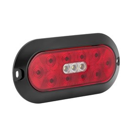 Maxxima 6" LED Oval Hybrid Stop/Turn/Tail & Back-Up for Trucks and Heavy Duty, Surface Mount