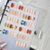 8Pcs Press On Nail Organizer Clear Nails Storage Book Insert