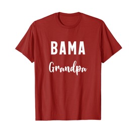 Bama Grandpa Alabama Grandfather Family Member Matching T-Shirt
