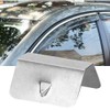 Suuonee Wind Deflector Clips, Universal Car Acero Inoxidable Wind Rain