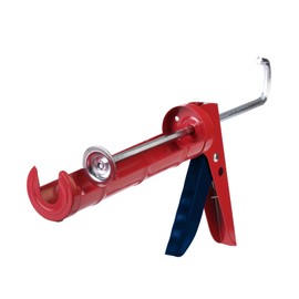 Bates- Caulking Gun, 10:1 Thrust Ratio, Orange, Caulking Tool Gun, Caulk Gun No Drip, Hand Caulking Guns, Silicone Gun, Caulking Gun Tool, No Drip Caulk Gun, Red and black color