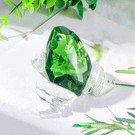 Ornalrist Crystal Frogs Gifts for Women Cute Decorations Frog Figurine Paperweight, Crystal Figurines Glass Decor for Home Birthday for Frog Lovers