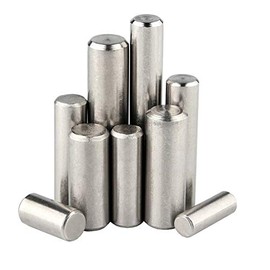 Yesallwas 150Pcs 8 Kinds M2 M3 M4 M5 Dowel Pin Stainless Steel Shelf Support Pin Metal Fasten Elements Used On Precise Location