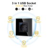 JIMEIDA Single Socket with USB 20 W Fast Charging Black,