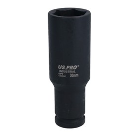 30mm Extra Deep Long Metric MM Impact Socket 1/2" Drive 6 Sided Single Hex