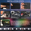 Underglow Light Strip RGB - 4PCS Car Neon Lights Kit