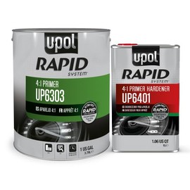 U-Pol 6303 Rapid System Primer Unique New Rapid Cure Technology Primer 1 Gallon Kit/W Hardener
