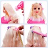 deAO Kids Hairdressing Makeup Doll Head, Makeup Hairdressing Doll Styling