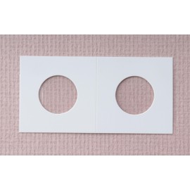 SOWAKA 60 Pcs Coin Holder Cardboard 6 Multi Size Currency Holder Cardboard Wrappers Protector Storage for Collectors Fits Dollars Penny Quarter