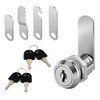 Cabinet Locks with Keys, 5/8" Long Cam Locks keyed Alike,