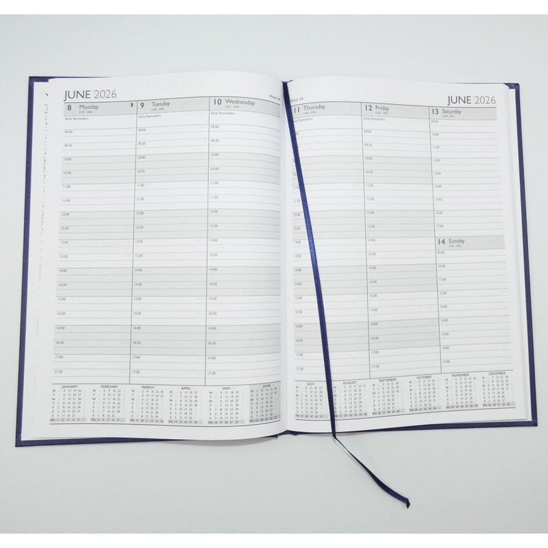 Sixstore 2026 Appointment Week to View A5 Diary, A5 WTV