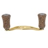 Fishing Reel Handle Wood Knob Carbon Fiber Frame with Fittings