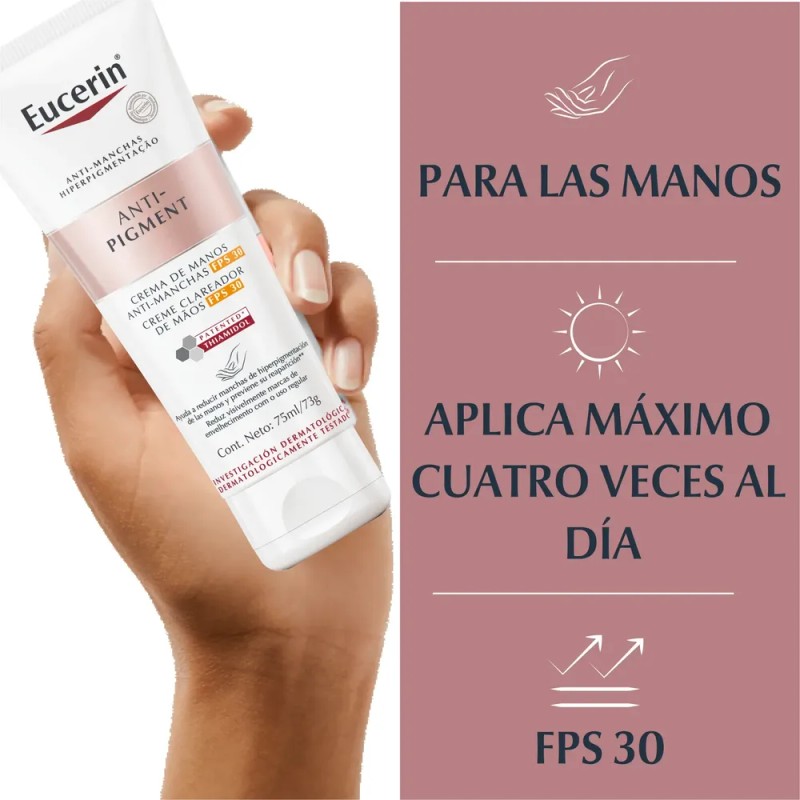 Eucerin Crema Para Manos Anti-pigment Fps 30 75 Ml