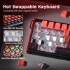 MIKIBY Alux60-60% Mechanical Gaming Keyboard Wired, Magnetic Switch Hot Swappable,