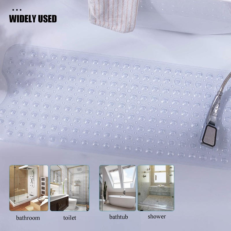 Bathtub and Shower Mats, 28 x 15 Inch Non-Slip Bath