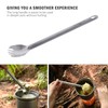 Boundless Voyage Outdoor Titanium Long Handle 220mm Spork Polished Titanium
