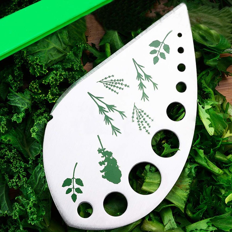 Pack of 3 Stainless Steel Herb Cutter Wire Stripper 9