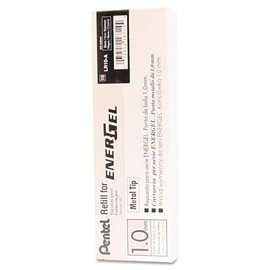 Pentel - EnerGel Liquid Gel Pen Refill, Bold Point,1.0mm, Black, Sold as 1 Each, PEN LR10A