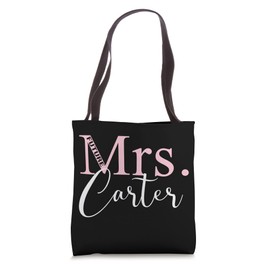 Future Mrs. Carter Bachelorette Party Bridal Shower Gifts Tote Bag