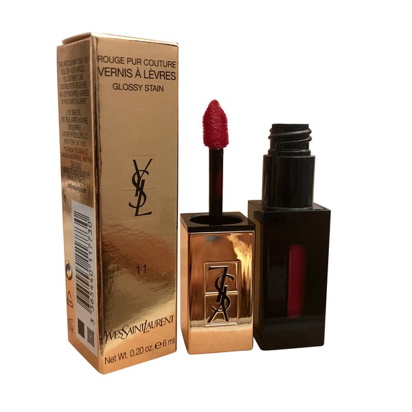 Yves Saint Laurent Rouge Pur Couture Glossy Stain #11 Rouge Gouache 0.20 OZ