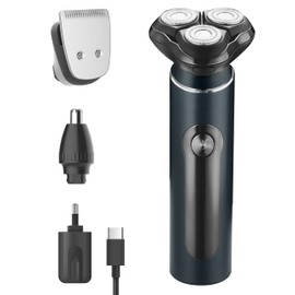 Adler AD2940 Men's Rotary Electric Razor with Additional Shearing and Trimming Heads