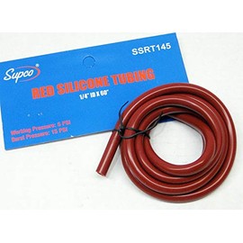 Supco Red Air Tubing Hose for Furnace Pressure Switches 1/4" x 60" SSRT145