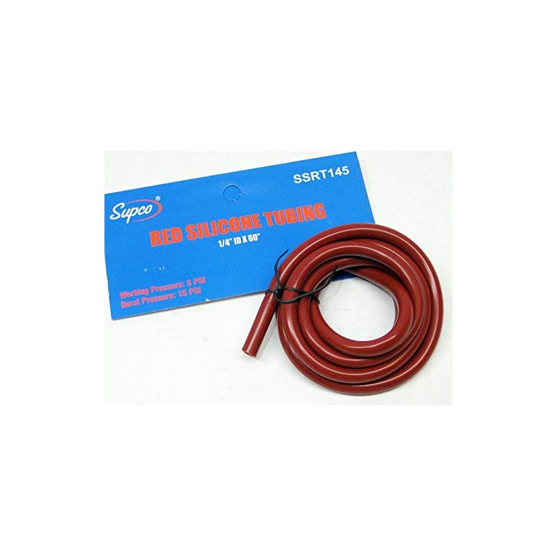 Supco Red Air Tubing Hose for Furnace Pressure Switches 1/4"