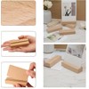 CAASFOOY 20 Pcs Table Number Holders Stands,Wooden Place Card Holders,