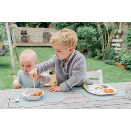 Kindsgut cloud placemat, children's table set, pad, easy to clean, for girls and boys, tested, environmentally friendly / free of harmful substances