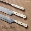 CAROTE 11 Pieces Knife Set with Block for kitchen, Stainless