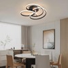 CANEOE Modern Led Ceiling Light, 42W Dimmable Close to Ceiling