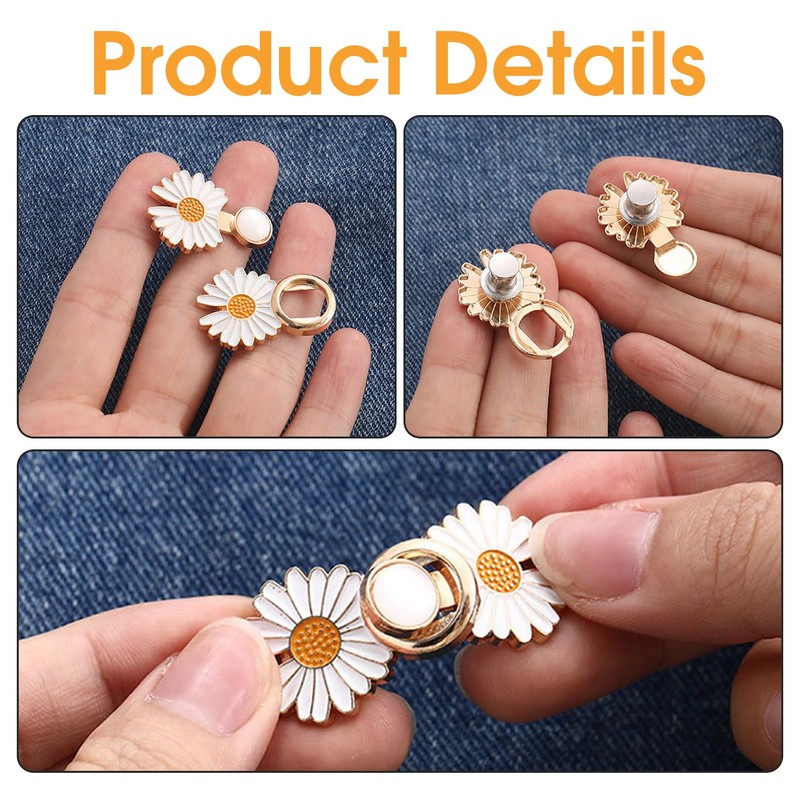 BinXiaoQin Pack of 6 trouser waistband tensioners