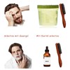 VinBee Men's Boar Bristle Brush Beard Brush Hair Brush Stiff