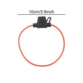 10 Pack Fuse Holder, Tian Inline Waterproof ATC/ATO 14AWG Wiring Harness 12V 20Amp Automotive Blade Fuse(Medium)