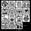 Stencils Easter, 15 Pieces Easter Painting Stencils Reusable Easter Stencils