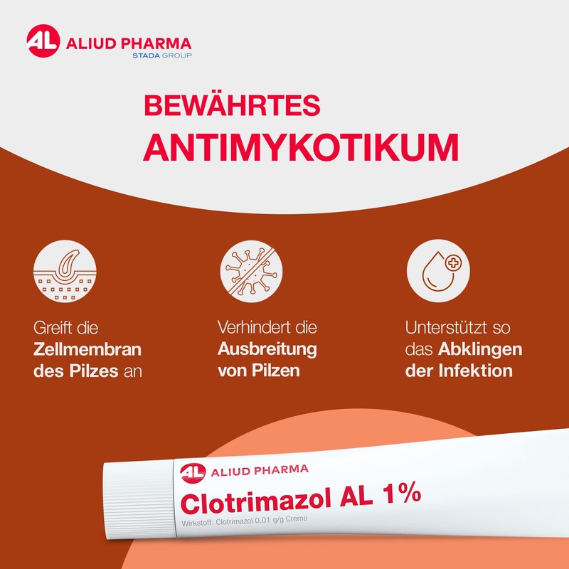 Clotrimazole AL 1% Cream 50 g, 50 g