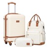 Coolife Suitcase Set 3 Piece Luggage Set Carry On Travel