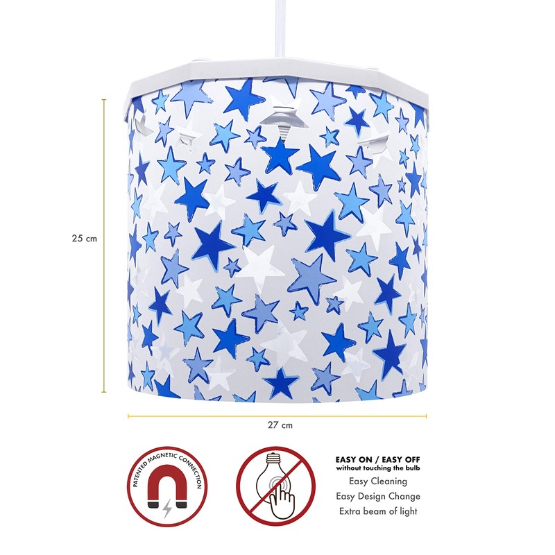 Ereki Ceiling Pendant Light Shade - Star Light Projection Effect
