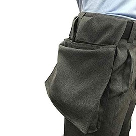 Smitty | All New BBS-383 | Deluxe Ball Bag w/Expandable Insert and Water Resistant Backing | Baseball Softball | Elite Umpire's Choice1 (Charcoal Grey)