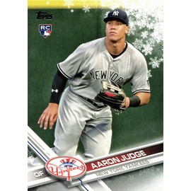 2017 Topps Holiday Baseball #HMW99 Aaron Judge Rookie Card