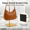 3 Pack Gold Purse Stand, Adjustable Handbag Display Stand with