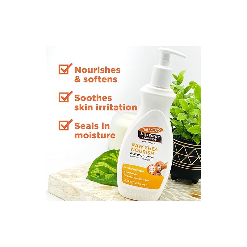 Palmer's Shea Formula Raw Shea Body Lotion, Loción Corporal Humectante