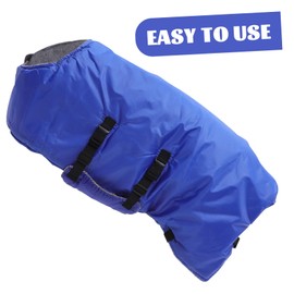 Beavorty Calf Blanket, Calves Warm Clothes, Calf Saver Coat, Sheep Blanket Warming Jacket Vest Keep Cow Goat Warm Thicken Windproof Belly Protection from Random Blue