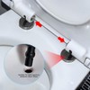 Upgraded 2 Full set Toilet Seat Hinge Fixings Top Fix