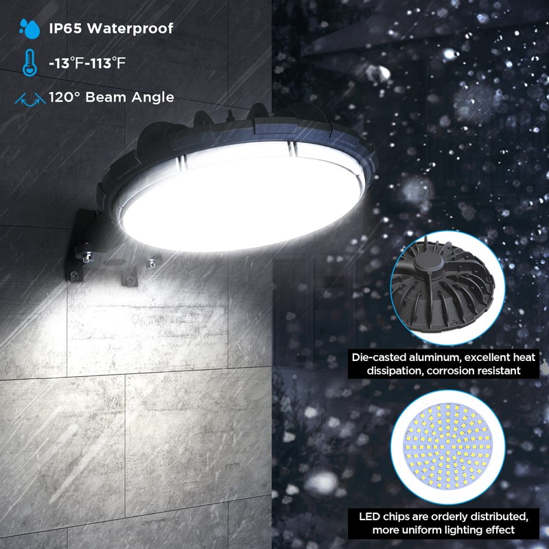 deerdance LED Barn Light, Dusk to Dawn Outdoor Lighting with