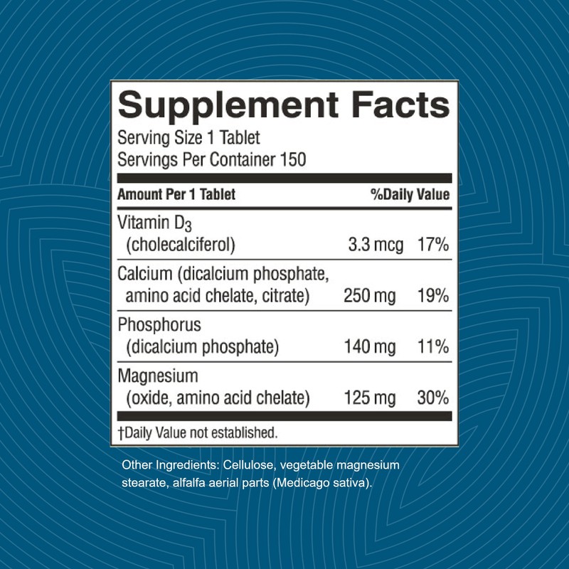 Nature's Sunshine Calcium Plus Vitamin D, 150 Tablets, Kosher |